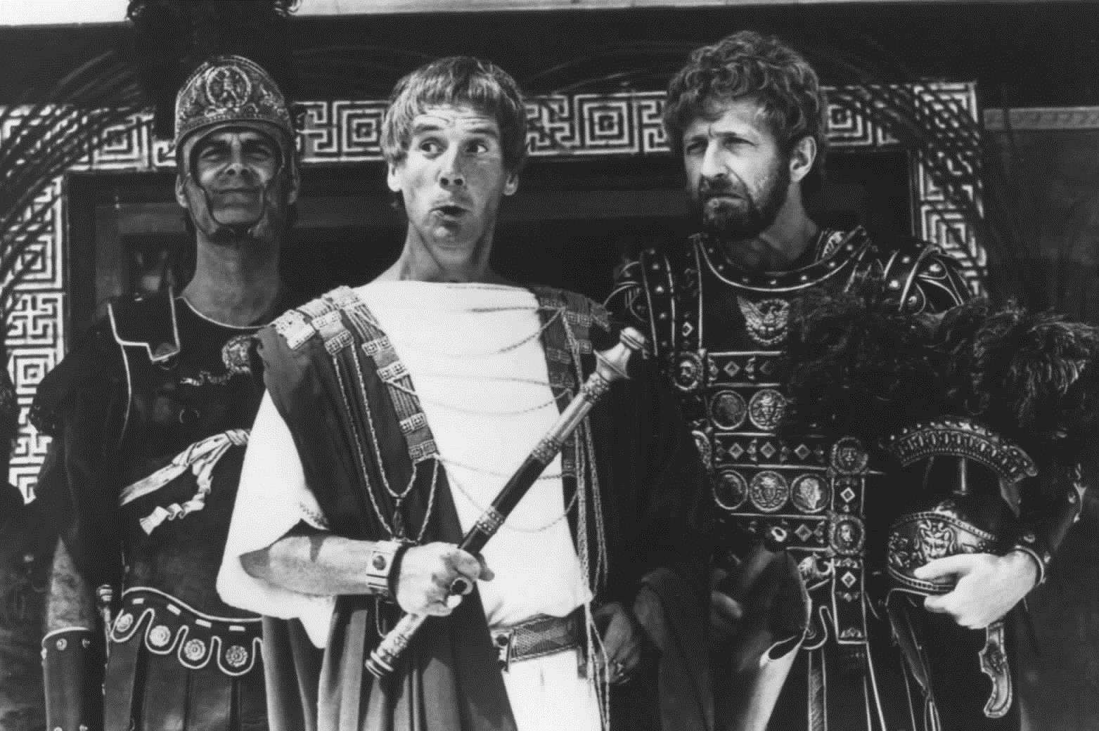 L-r: John Cleese, Michael Palin and Graham Chapman star in Monty Python's Life Of Brian
