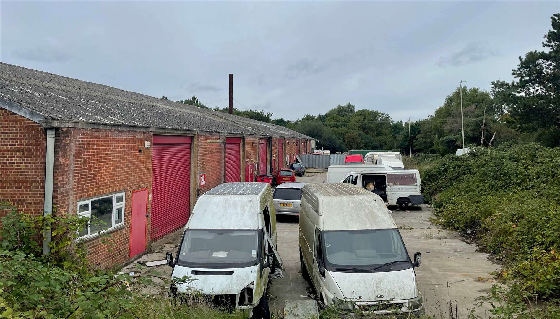 Dilapidated units that make up the Grove Business Park are set to be levelled
