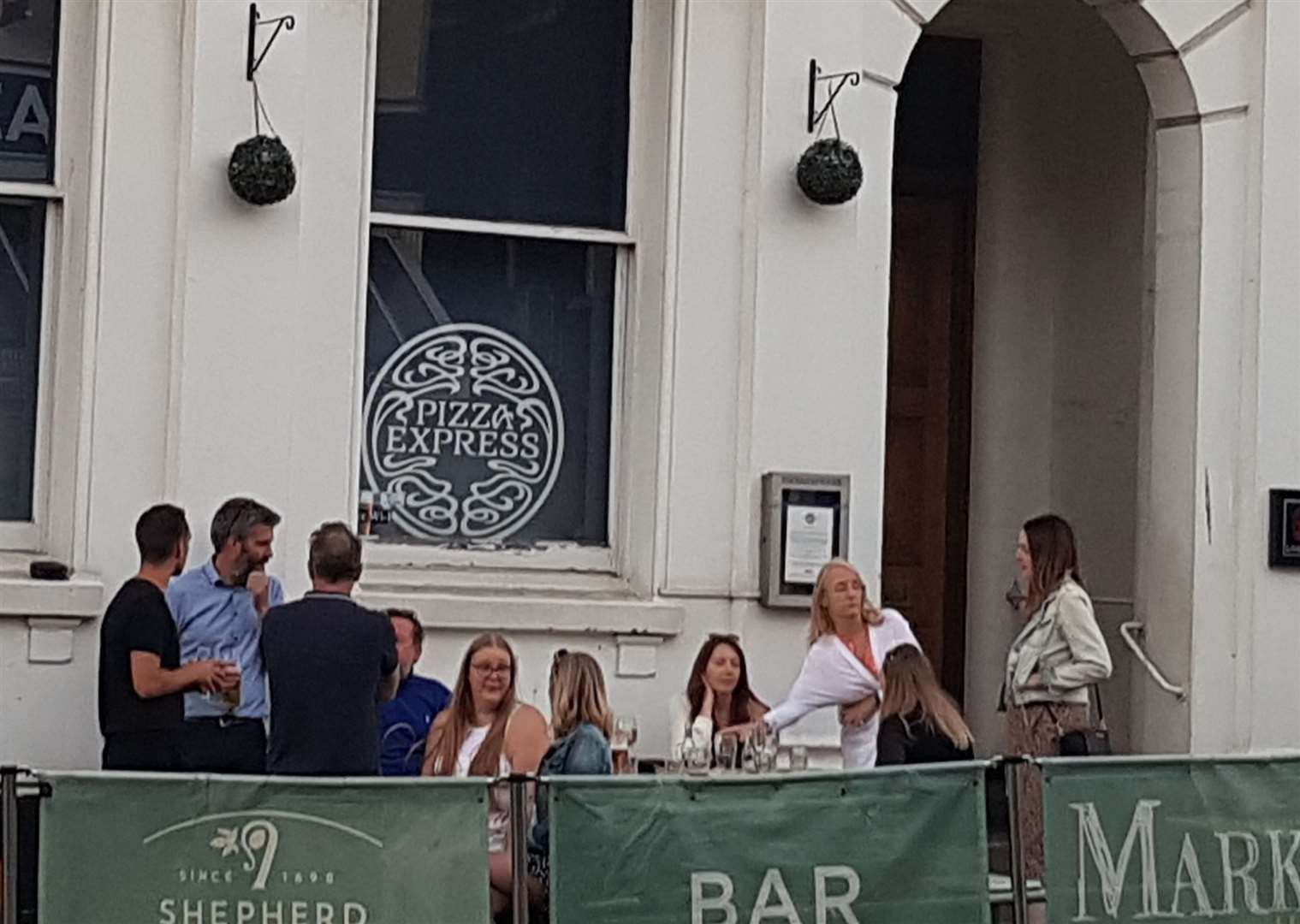 The disused Pizza Express in Earl Street, Maidstone, has now been taken over