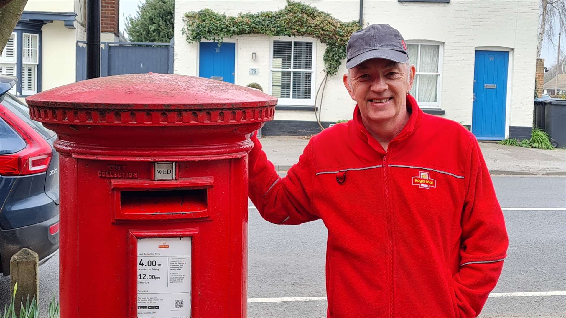 Postie Neal Morcom has hung up his mail bag