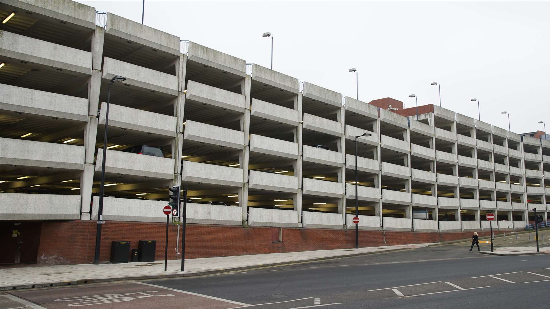 The Brook multi-storey car park in Chatham. Stock picture