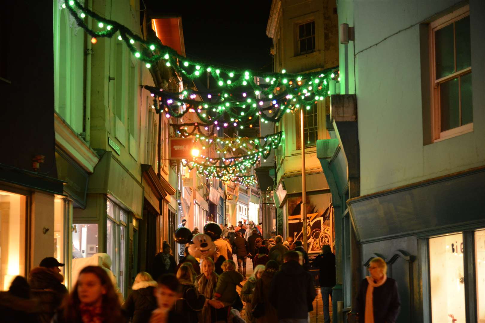 Some shops in Folkestone's Creative Quarter will remain open later on November 15