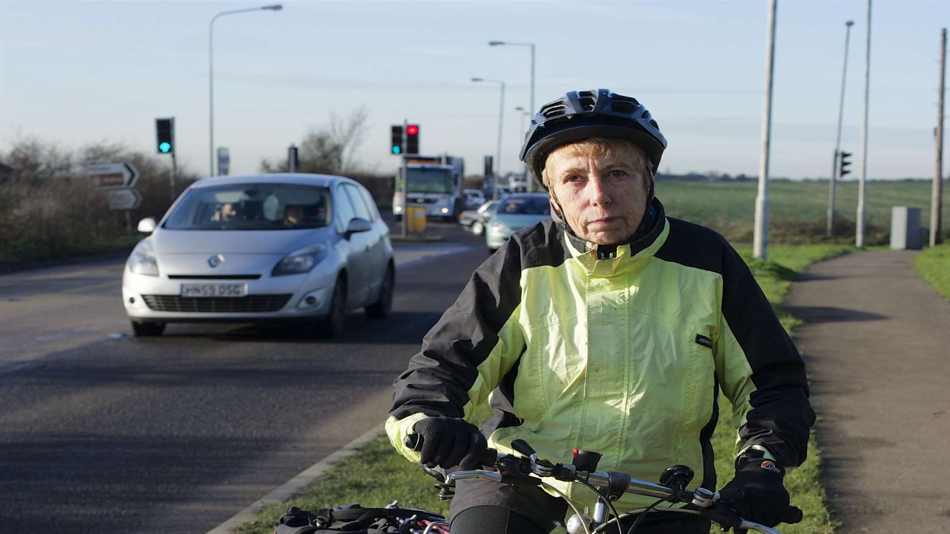 Helen Knell is campaigning for better cycling provision on Lower Road.