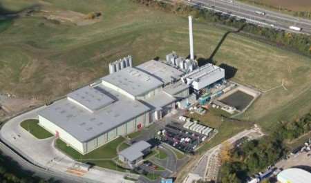 An aerial view of the incinerator. Picture courtesy MIKE MAHONEY