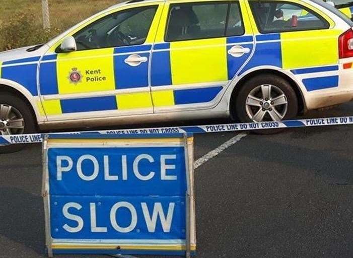 Police and medics were called to the crash on the Maidstone-bound A229