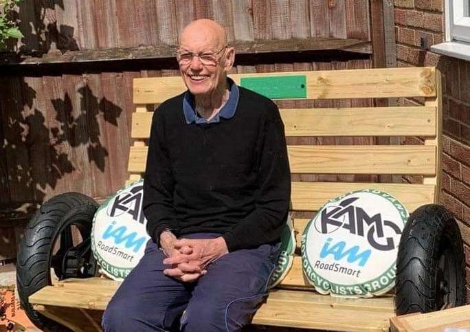 Terry Friday at his home in Allington. Picture: KAMG