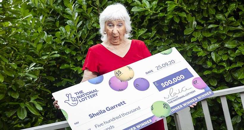 Sheila was never in any doubt over her second lotto win. Picture: James Robinson