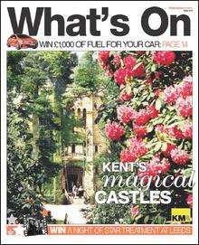 Kent's best castle's feature on What's On's front cover