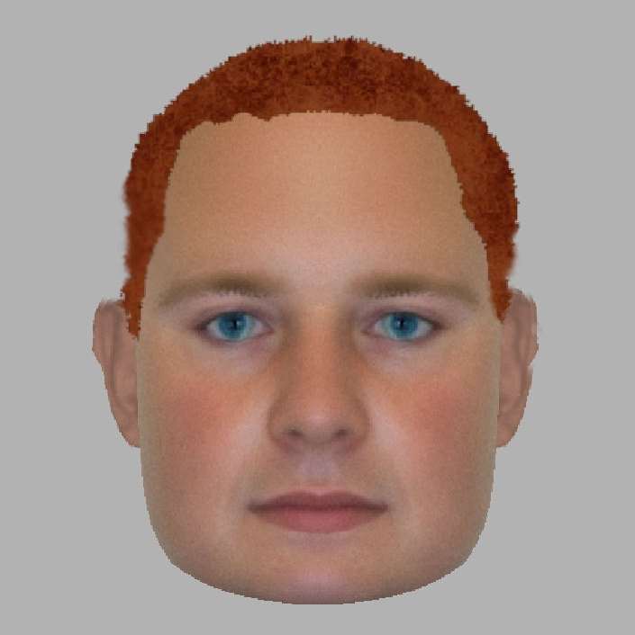 E-fit released from the police of what the suspect may look like