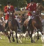 Huntsmen and hounds parading at the 2003 Kent County Show. Picture: PAUL DENNIS