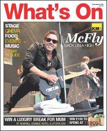 McFly are the stars of this week's What's On cover