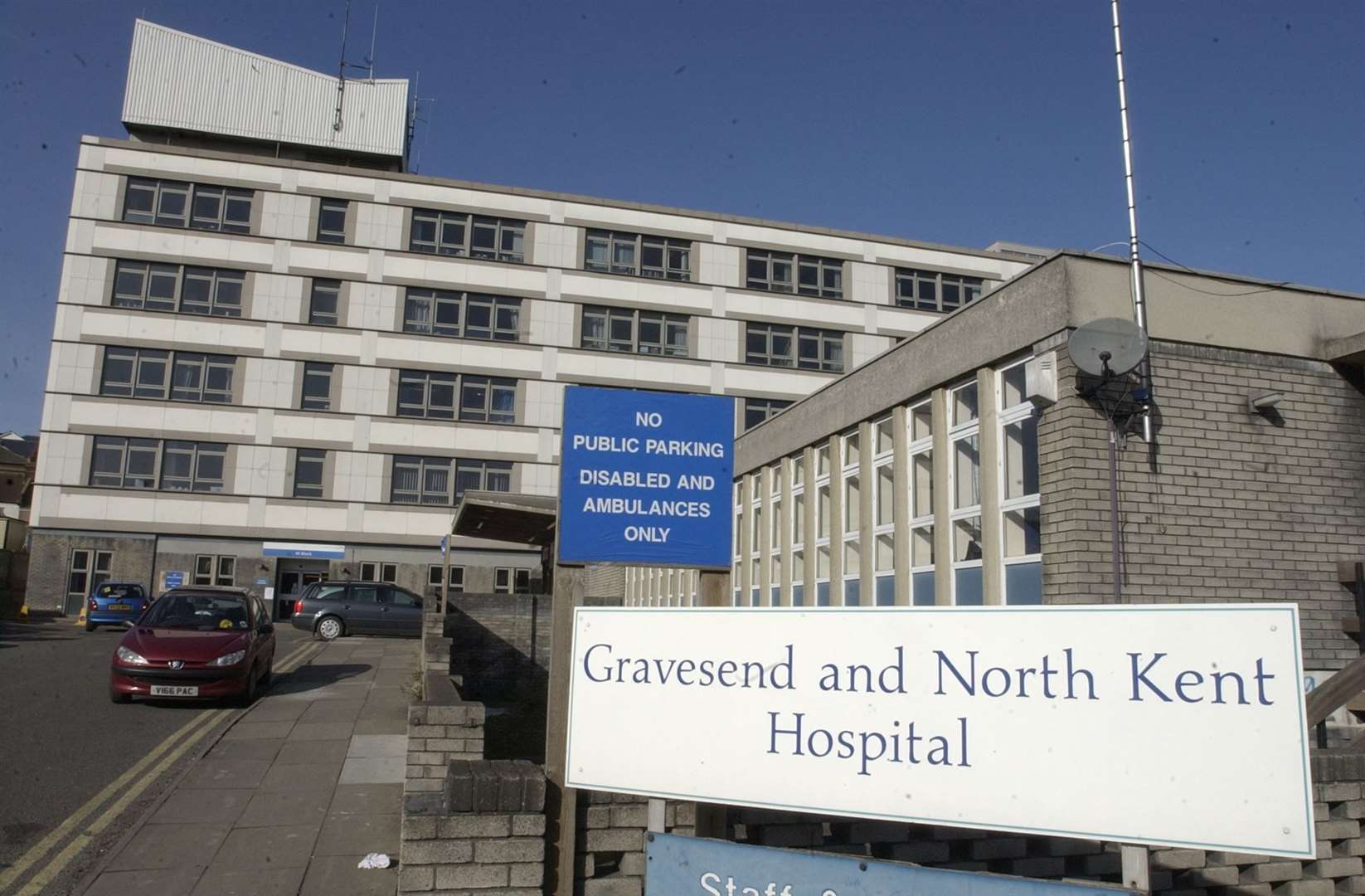 The building was once part of Gravesend and North Kent Hospital