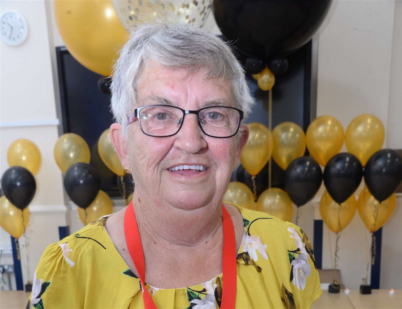 Rita Curtis is celebrating 40 years at Queenborough School. Picture: Chris Davey