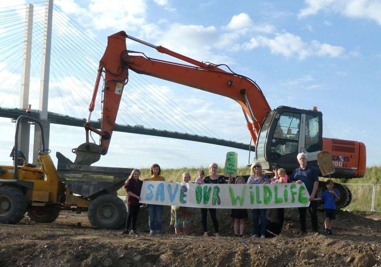 Campaigners who want to ave Cotton Marshes