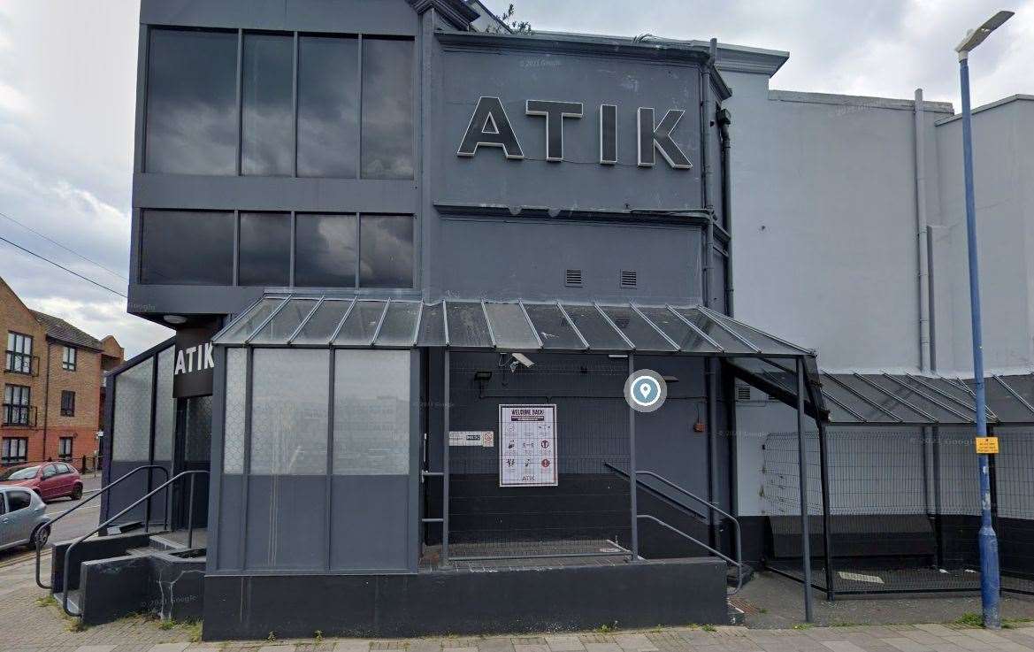 Atik nightclub in Dartford could soon shut for good. Photo credit: Google maps