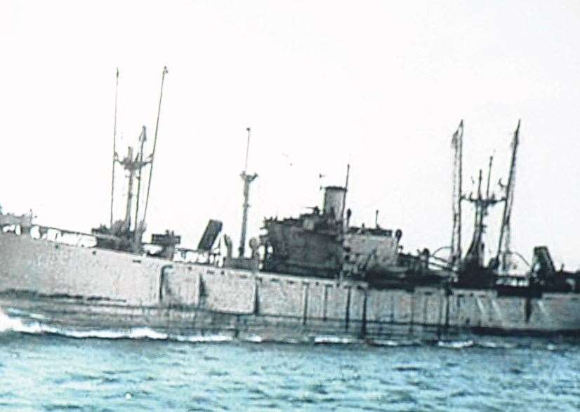 The SS Richard Montgomery before it sunk