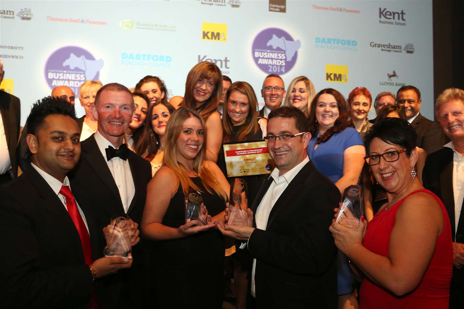 All the winners at the Dartford and Gravesham Business Awards 2014