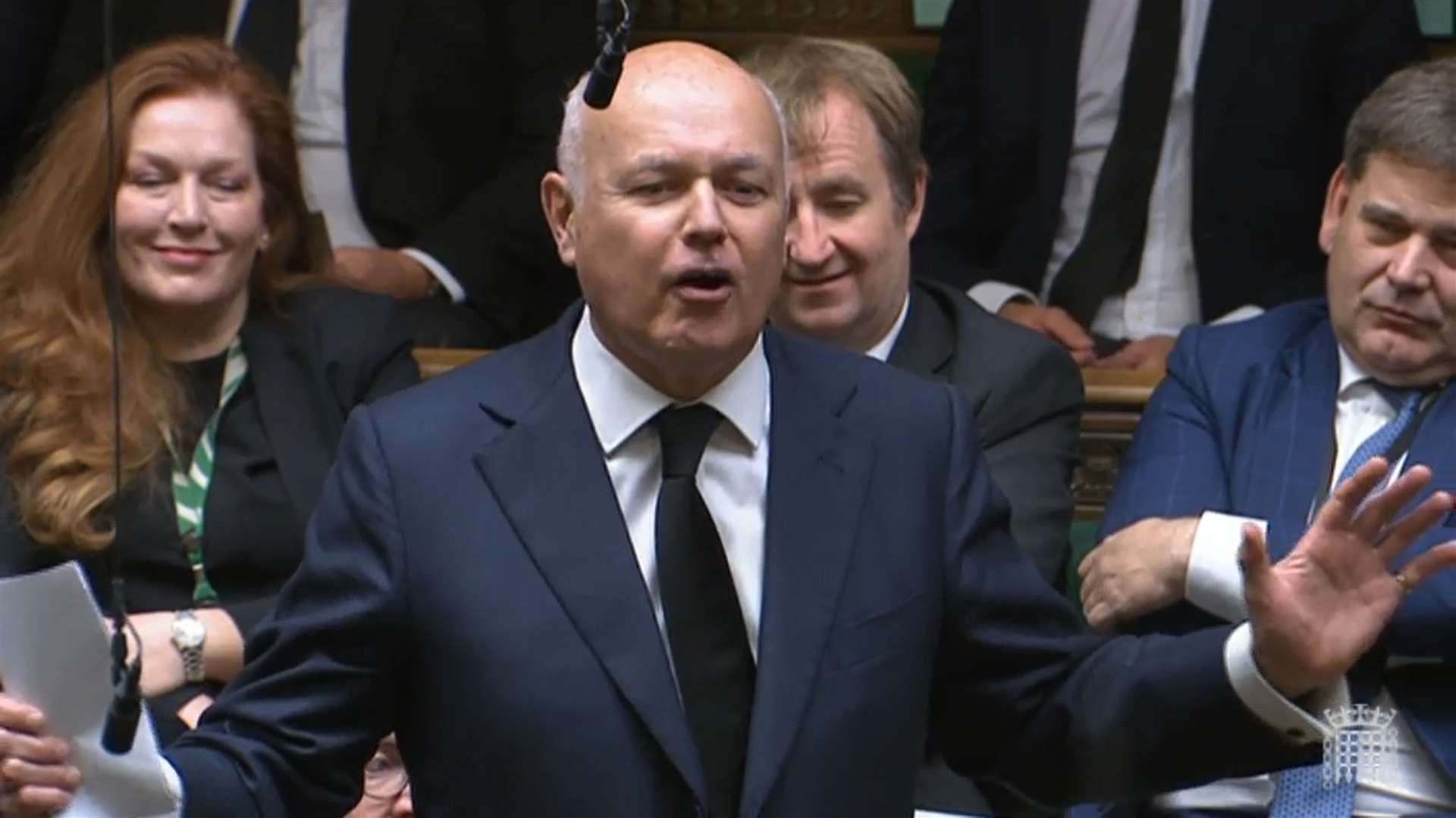 Iain Duncan Smith said the situation was of ‘grave concern’ (House of Commons/PA)
