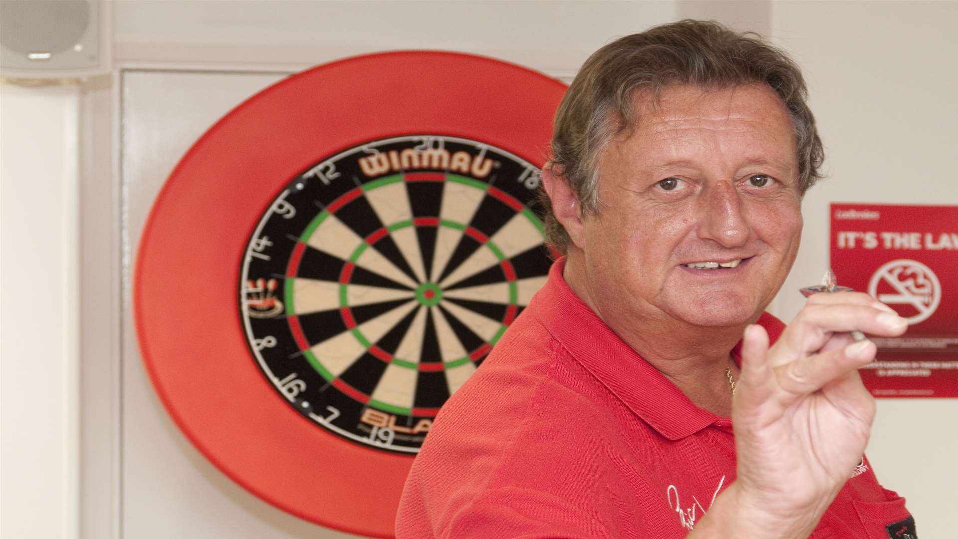 Darts legend, Eric Bristow.