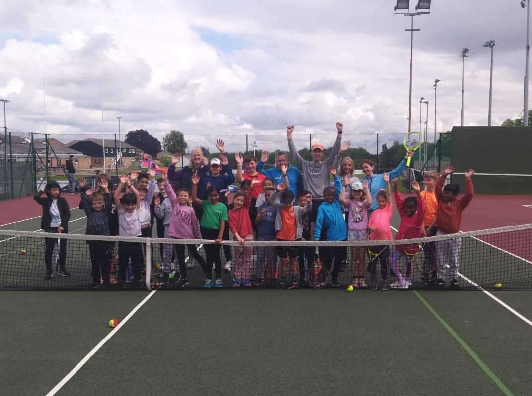 More than 40 athletes at Gravesham Tennis Club will benefit from KCC's recovery fund. Picture: Angie Suleau