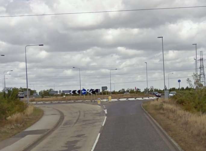 Grovehurst Road leading up to the roundabout Pic: Google Street View