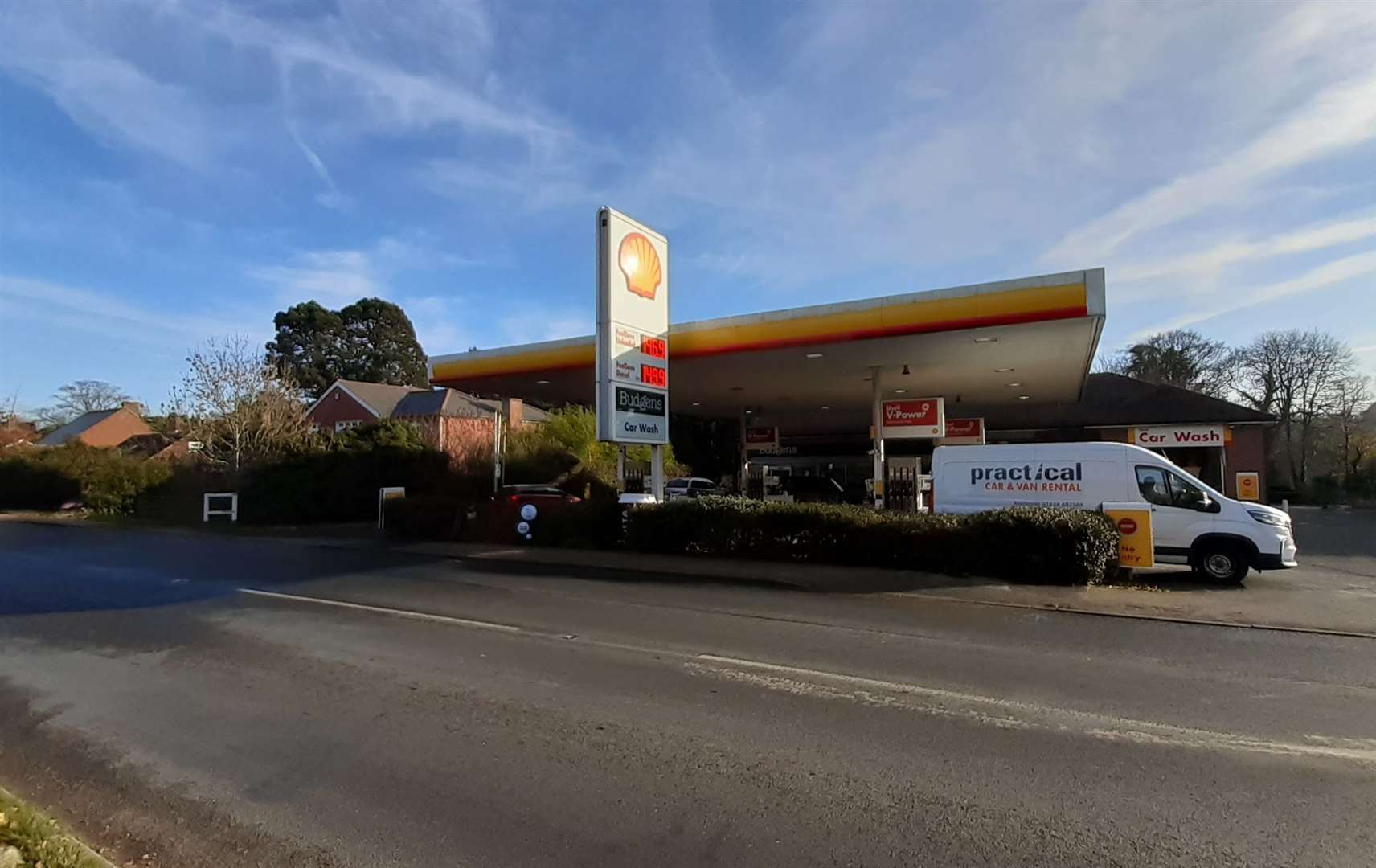 The Shell petrol station on the A229, in Sissinghurst, where Alexandra Morgan was last seen