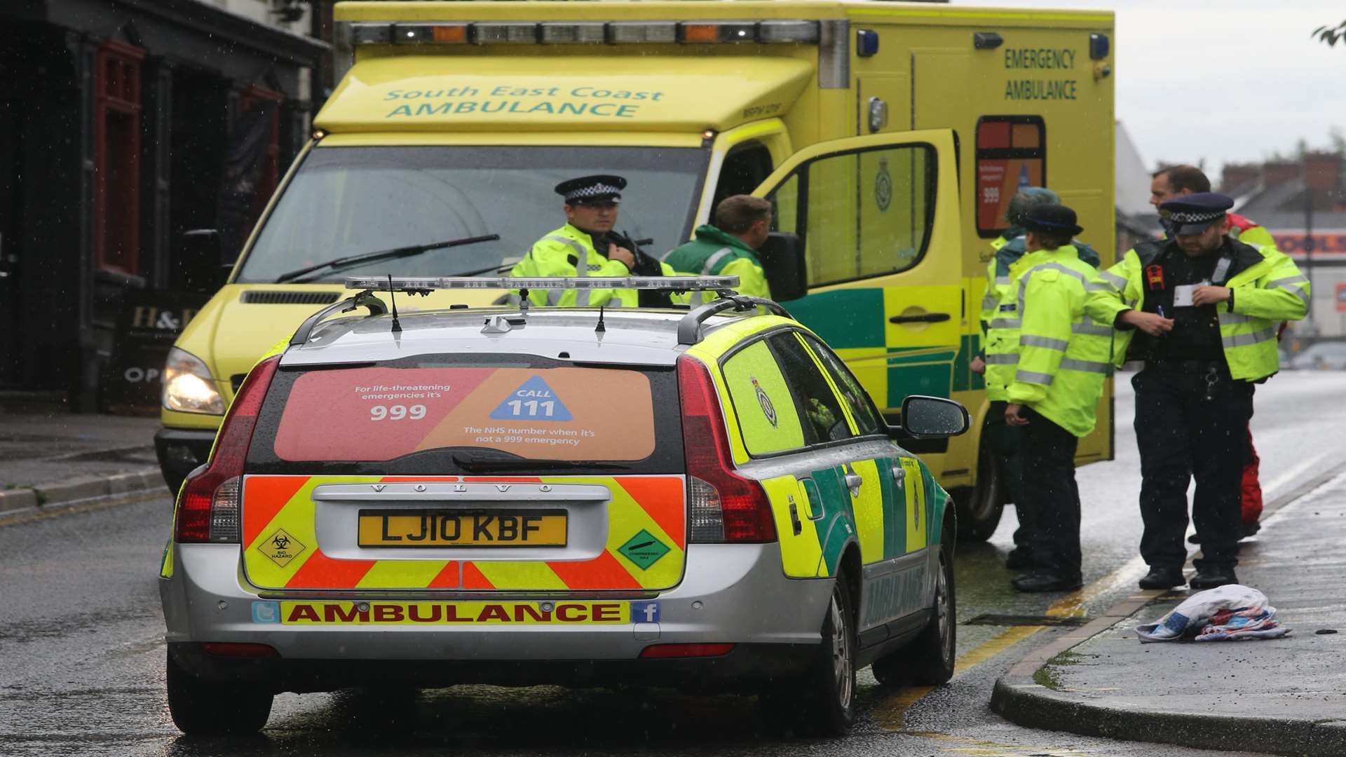 Ambulances were called. Picture: John Westhrop
