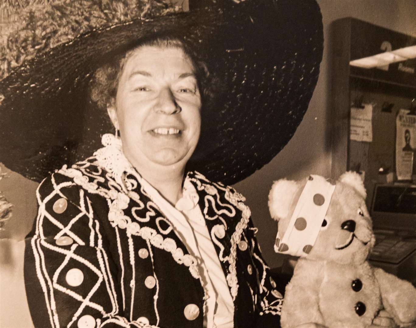 Collect photo of the late Joyce Rose, a former tea lady at at the BBC who gave bosses the idea for Children In Need seen here dressed as a Pearly Queen. Picture: SWMS (5462640)
