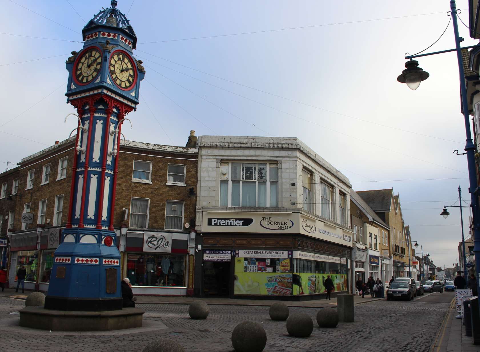 The Premier Corner Shop by Sheerness Clock Tower