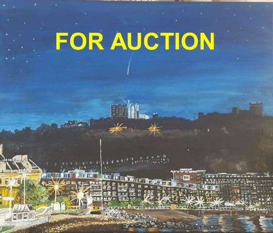 This starry sky over Dover Castle could be hanging on your wall if you bid enough at the auction in aid of the Friends of Dover Castle