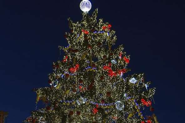 Opinions are split over St Michaels' new Christmas tree