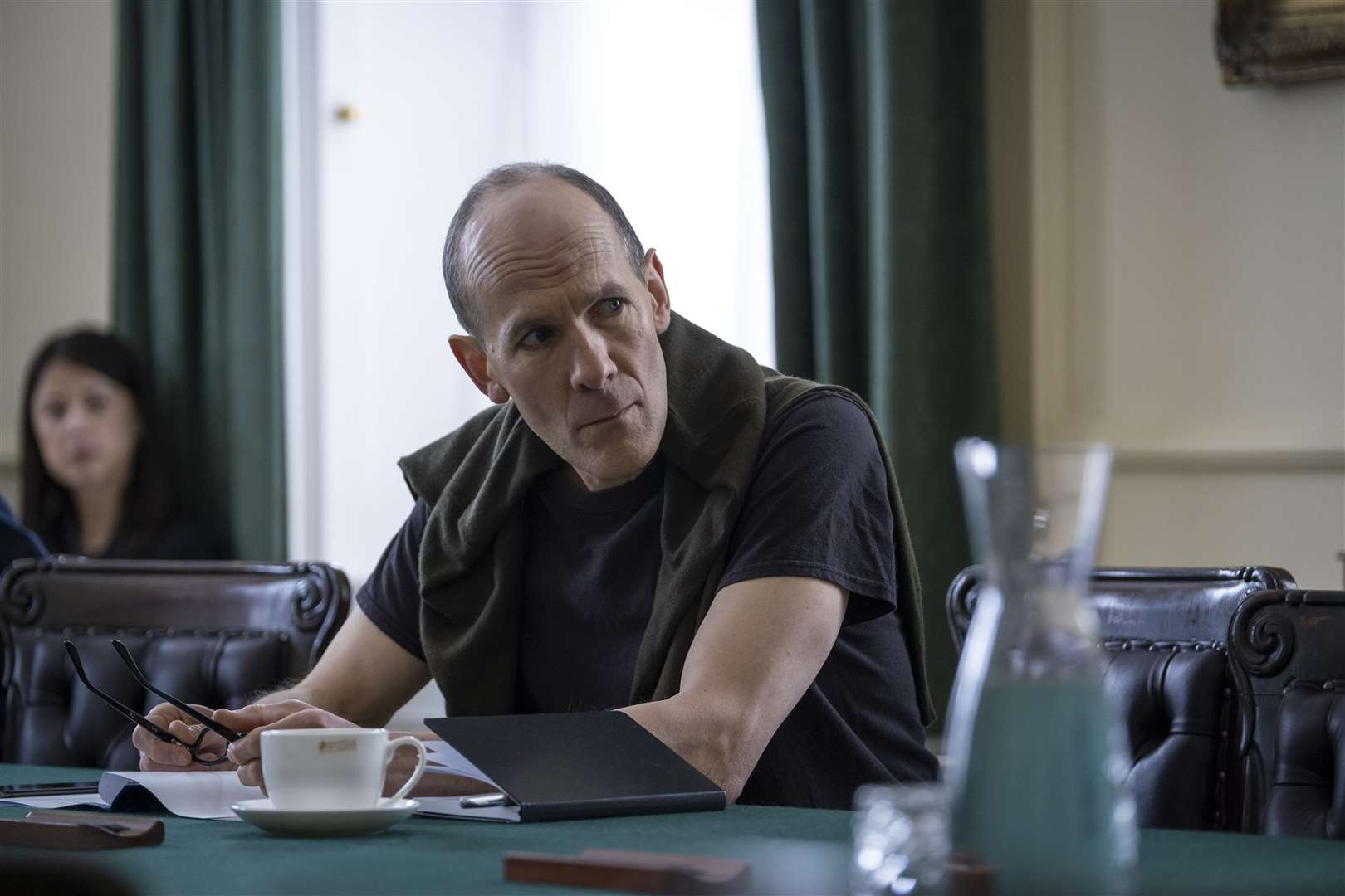Simon Paisley Day stars as Dominic Cummings in This England tonight on Sky Atlantic. Picture: Sky Atlantic