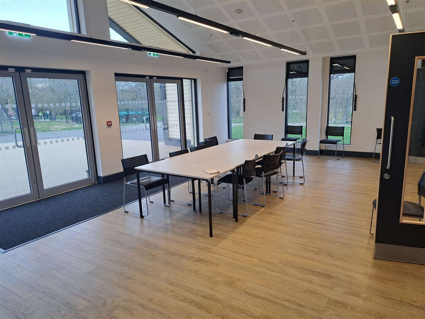 Inside the education room at Maidstone's Mote Park cafe complex