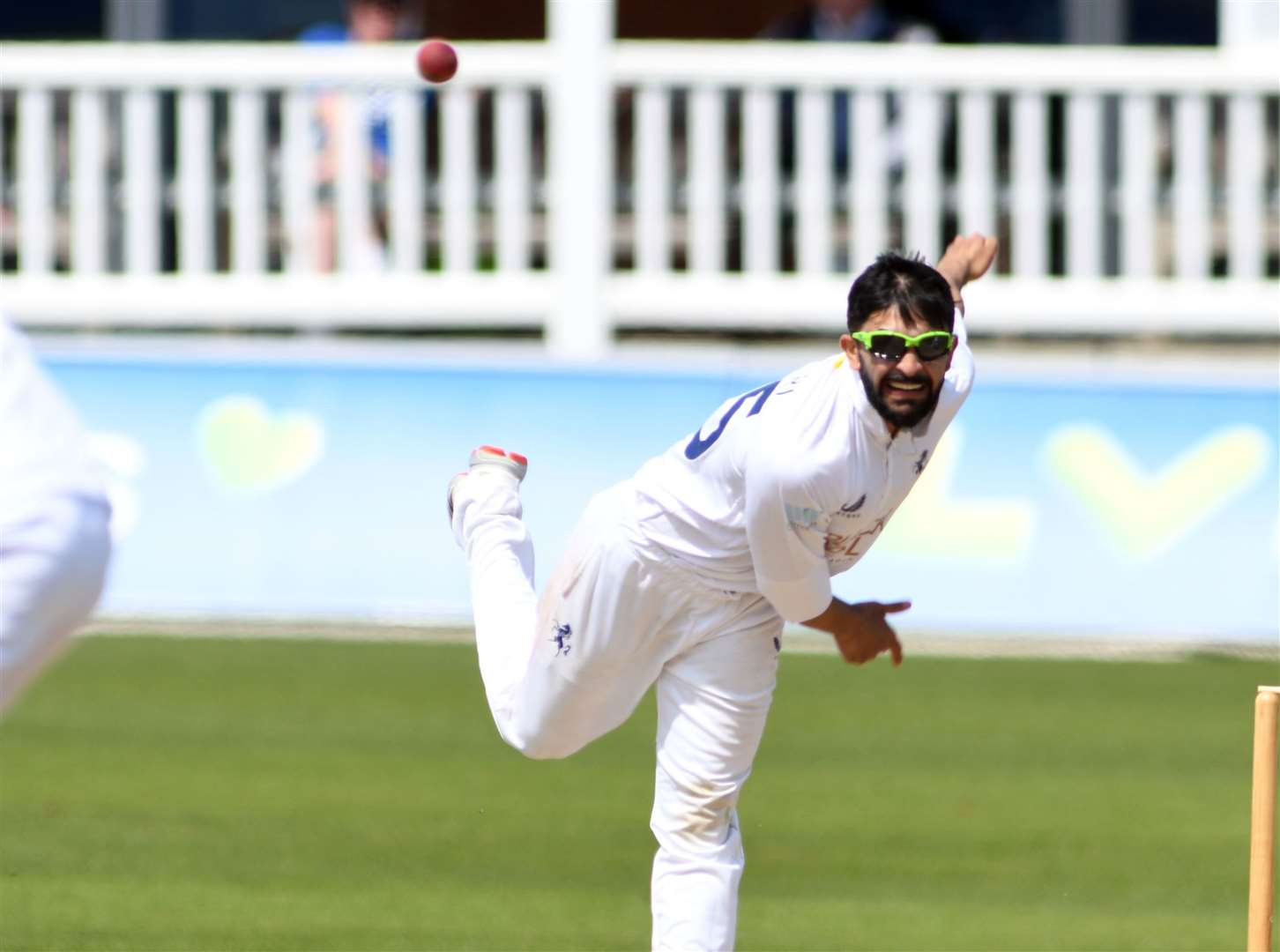 Kent spinner Hamid Qadri has signed a new deal. Picture: Barry Goodwin