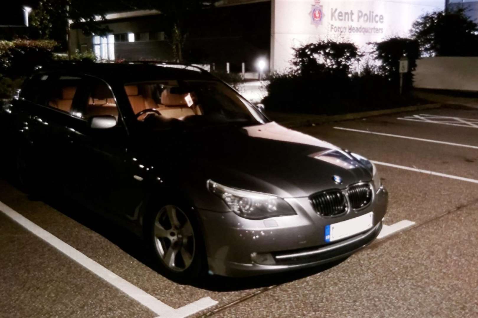 A BMW was reportedly clocked at around 100mph on the A2. Photo: @KentPoliceRPU