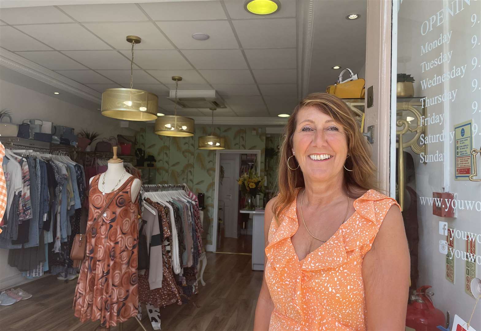 Lisa Ponds, sales assistant at Youwomen in Sheerness High Street