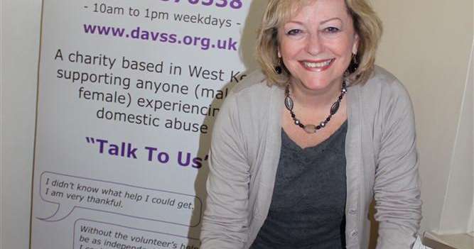 Police Commissioner Ann Barnes opens West Kent's centre for women and men callers suffering abuse.