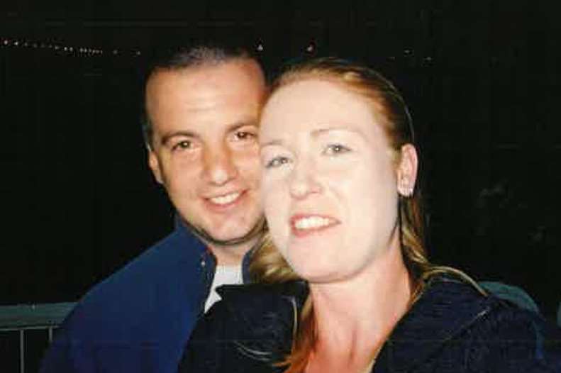 Tragic Simon Willson with his wife Melanie