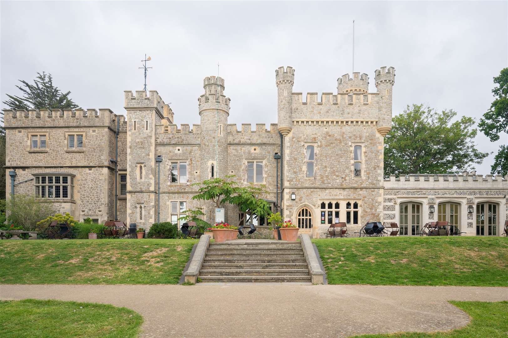 Whitstable Castle has asked the council to allow it to play music outside and serve alcoholic drinks until 10pm. Photo: Whitstable Castle Trust