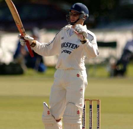 David Fulton top scored with 155 on his 200th first-class appearance. Picture: BARRY GOODWIN