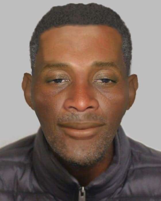 An e-fit of what Ian Bushell, from Thamesmead might look like today.