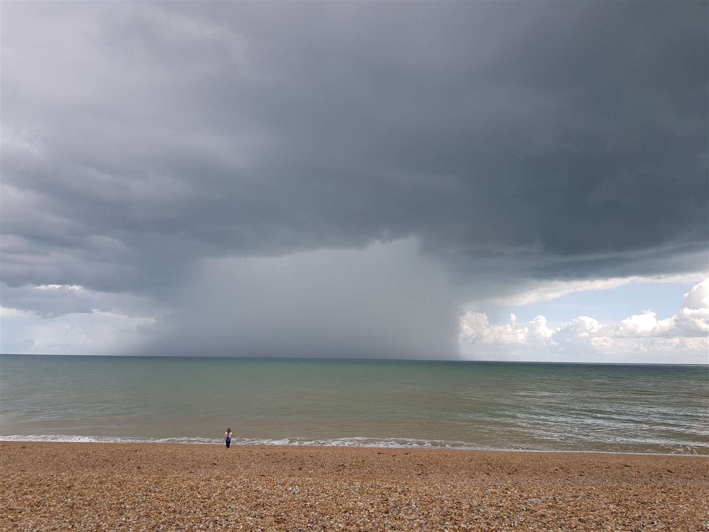 The stormy sky over Deal seafront Picture: Sarah Basham