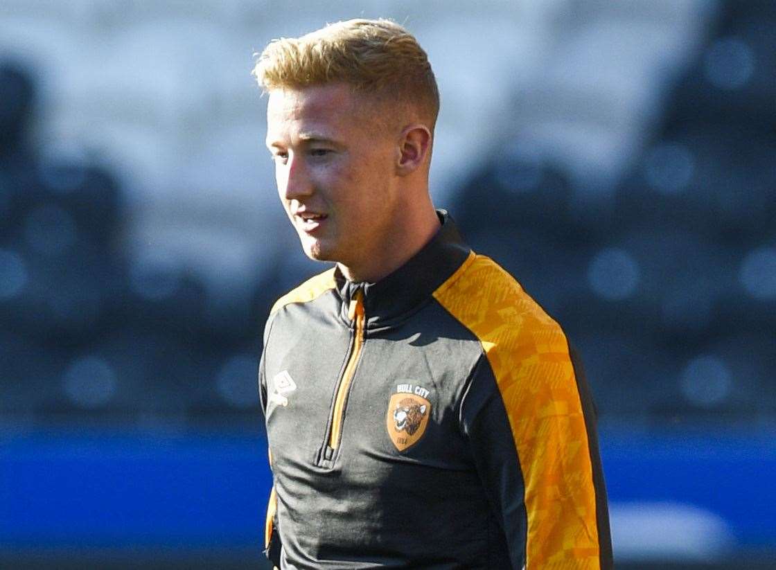 Hull's Ryan Hanson is on loan at Dover. Picture: Hull City (44121451)