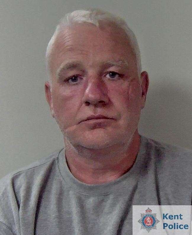 Michael Quilligan was jailed for 25 months after tearing open his wife's mouth. Picture: Kent Police
