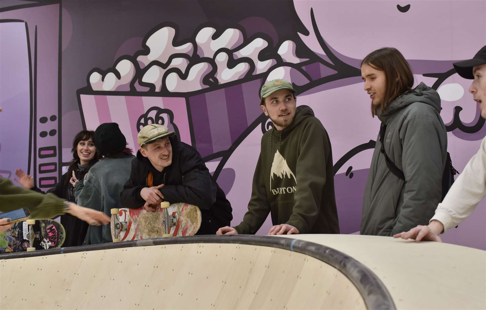 The new skate park is a world first. Picture: The Sports Trust