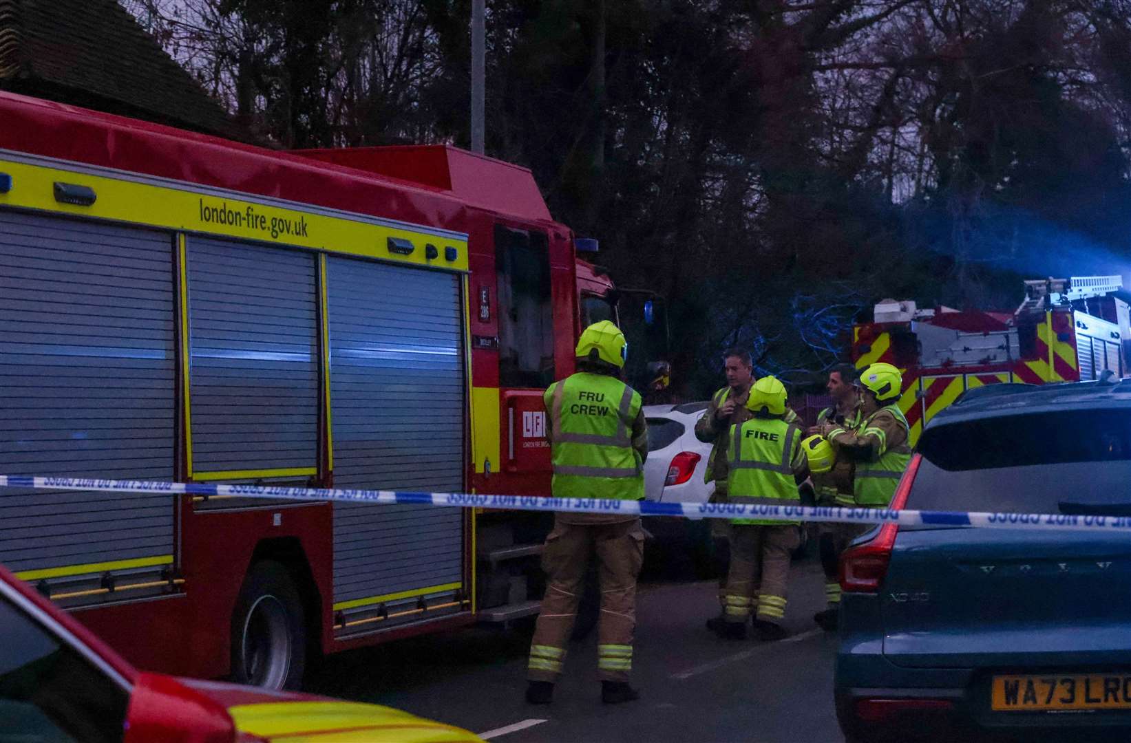 Two fire crews were at the scene of the incident. Picture: UKNIP