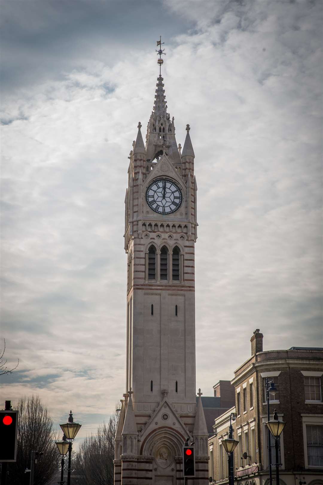 The Clock Tower at the top of Harmer Street, Gravesend