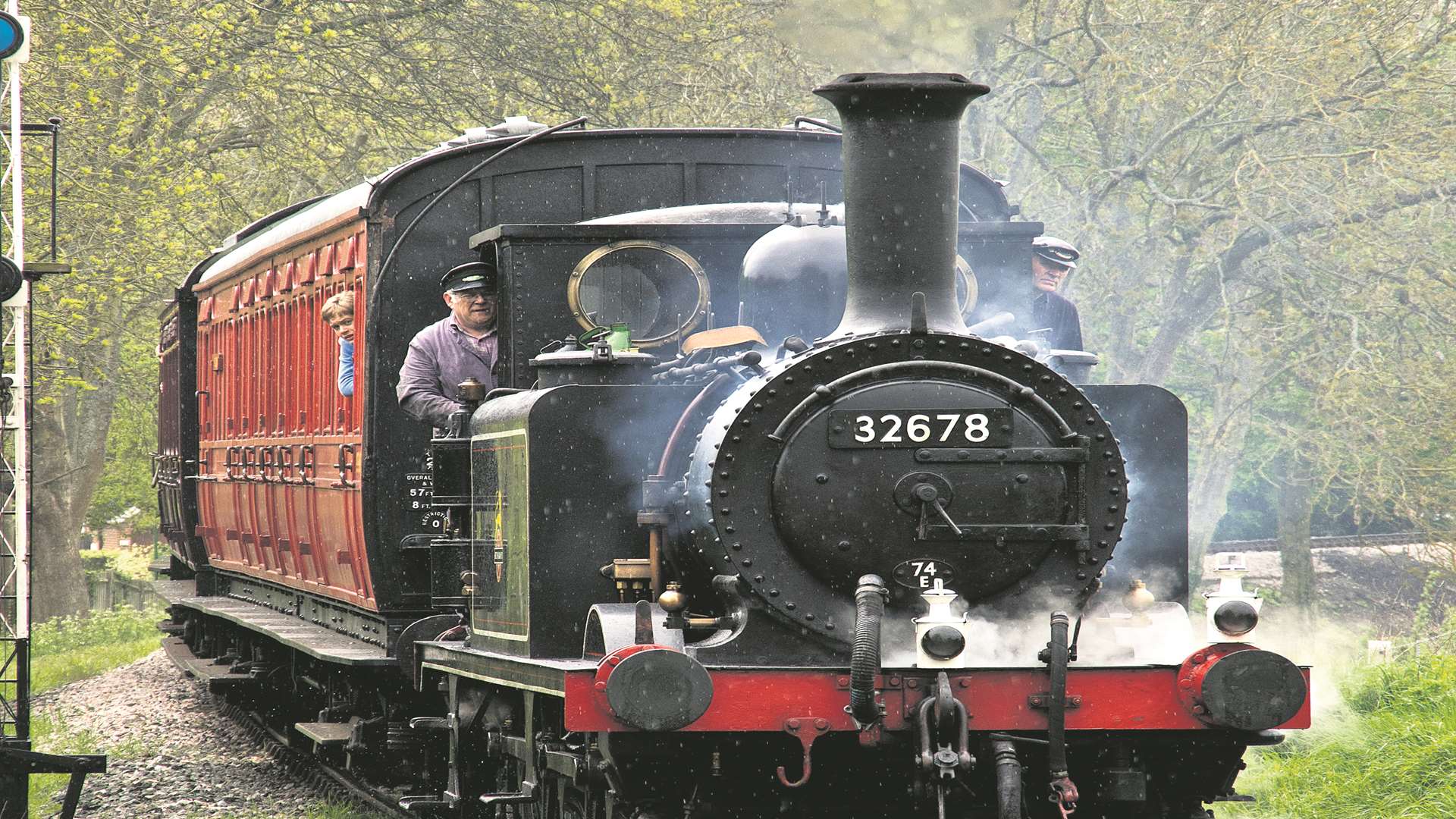 All aboard the Kent and East Sussex Railway