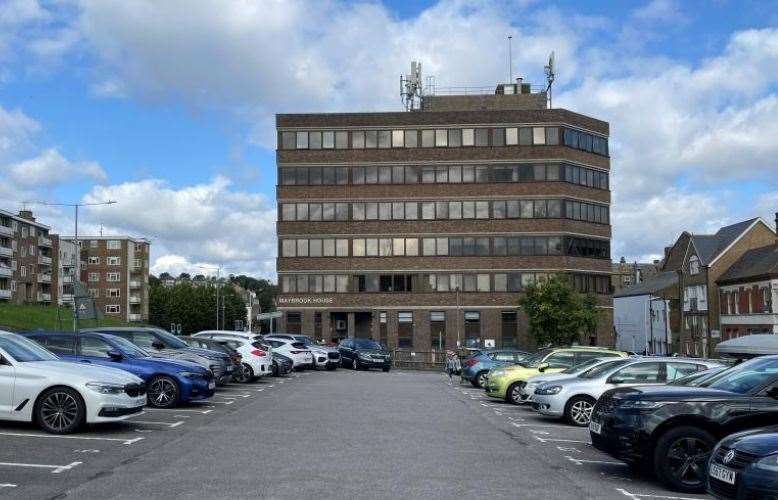 Maybrook House, Dover, has 35 car parking spaces. Picture: Clive Emson