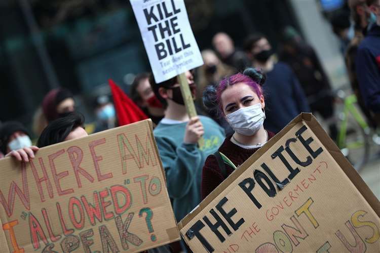 Several previous Kill the Bill protests ended in clashes between police and demonstrators (Peter Byrne/PA)